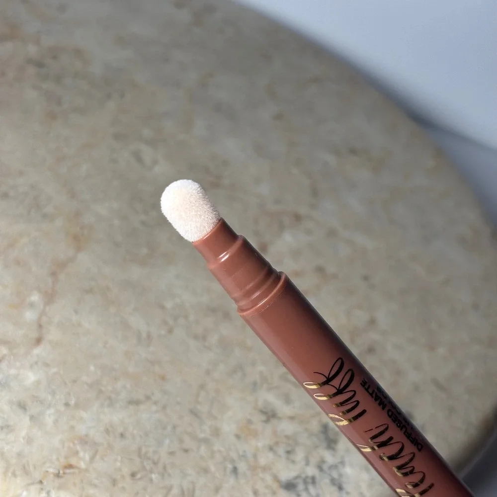 Too Faced Peach Puff BRUNCHIN Diffused‎ Matte Lip  Nude 0.07oz 2ml